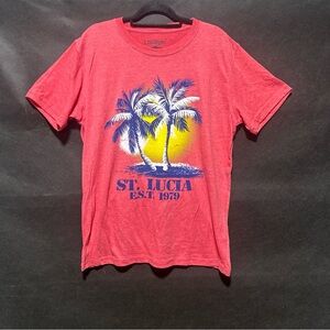 Lifestyle Men’s Graphic T Shirt St Lucia Size XL